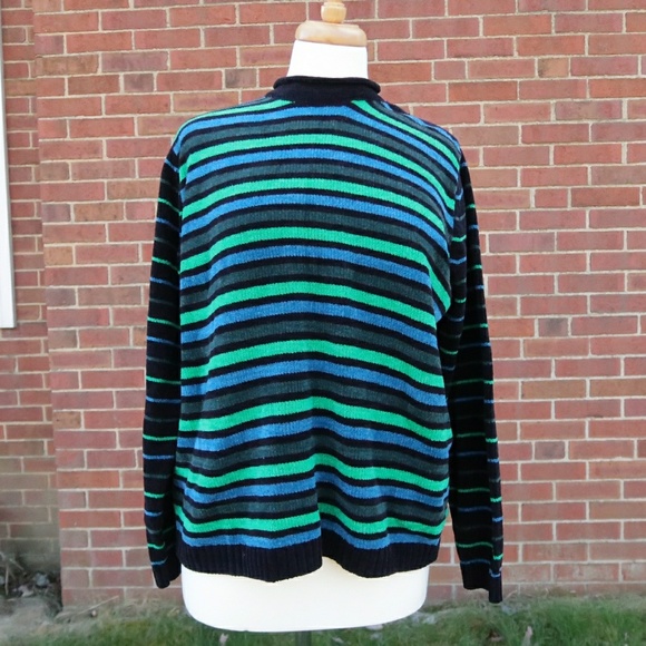 Vintage 70s 80s striped sweater SW-02 - Picture 1 of 3